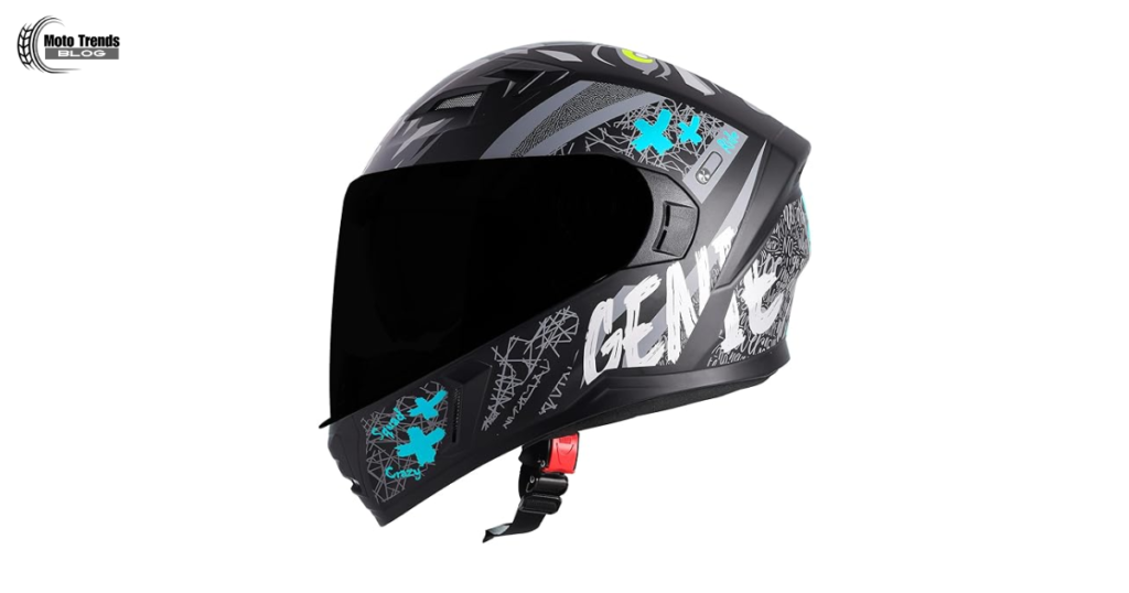 Steelbird SBA-21 Genie ISI Certified Full Face Graphic Helmet